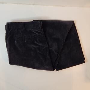 Peter Millar Nanoluxe Corduroy Dress/Casual Pants Black Men's Sz 36 EUC NICE!